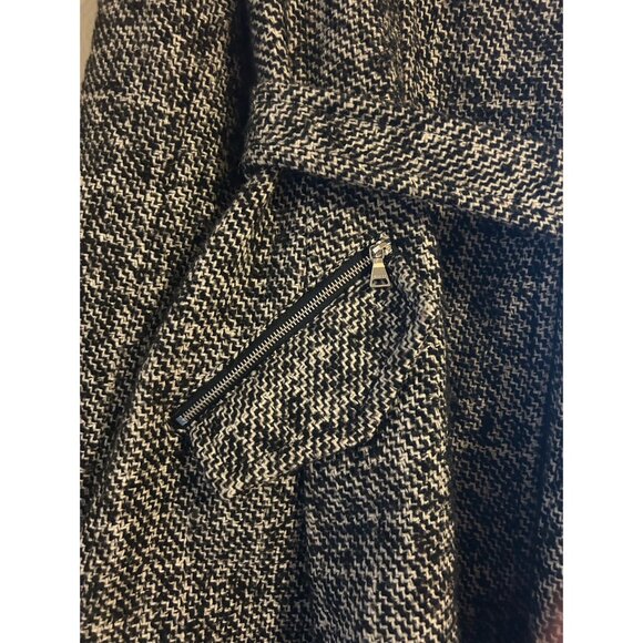 Express Tweed Belted Mid-Length Coat - Picture 3 of 4